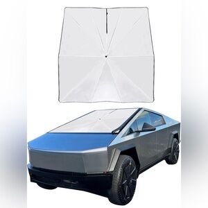 Car Windshield Sun Shade for Tesla Cybertruck [2024 Upgrade]-Foldable Windshield